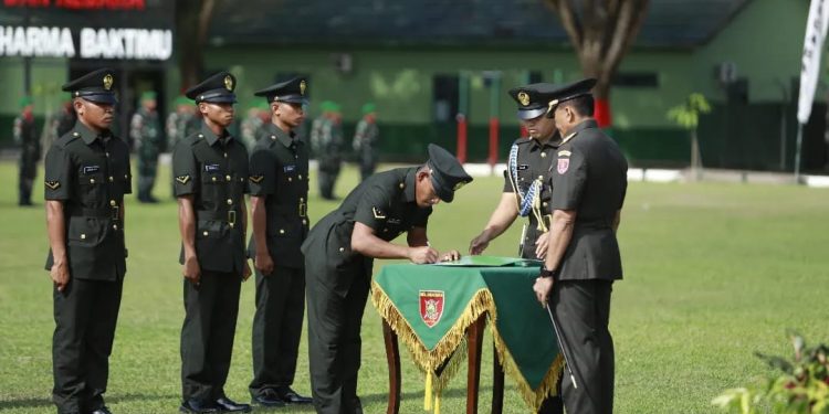 Pangkat Sersan Dua Diberikan kepada 46 Putra Terbaik Bumi Mulawarman