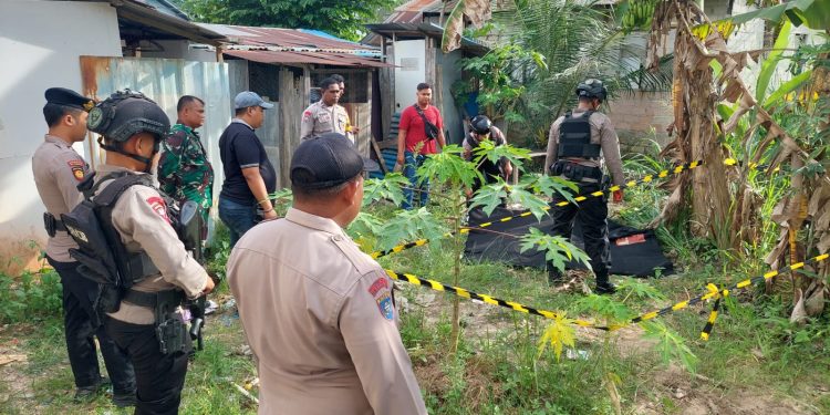 Warga Desa Palaran Menemukan Benda Mirip Nanas yang Diduga Granat Ketika Merintis Lahan