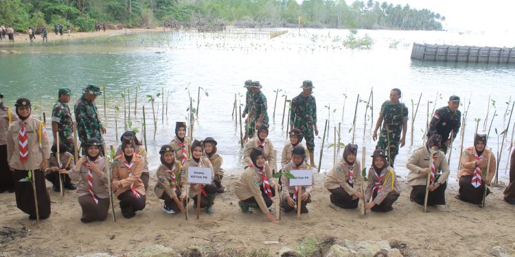 Upaya Pangdam VI/Mlw Membangun Generasi Penerus, Persami Pramuka Saka Wira Dibuka