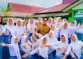 Pelajar Samboja Terima Set Alat Musik Dari Rendi Solihin