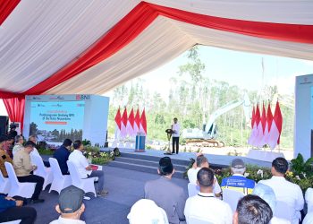 Groundbreaking BNI 46 di IKN Dihadiri oleh Presiden Jokowi