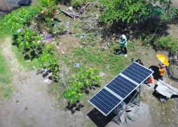 Distanak Kukar Dorong Pertanian Mandiri dengan Sumur Bor Panel Surya