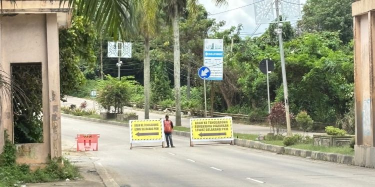 Perbaikan Gorong-Gorong Teluk Dalam, Akses Tenggarong-Samarinda Dialihkan