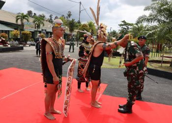 Pangdam VI/Mulawarman Tinjau Kesiapsiagaan Prajurit di Perbatasan RI-Malaysia