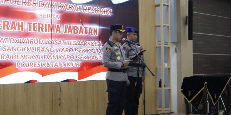 Polres Kutim Sambut Pejabat Baru, Perkuat Stabilitas di Wilayah Hukum