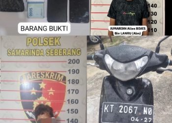Polsek Samarinda Seberang Bekuk Dua Pengedar Sabu, 18 Paket Disita