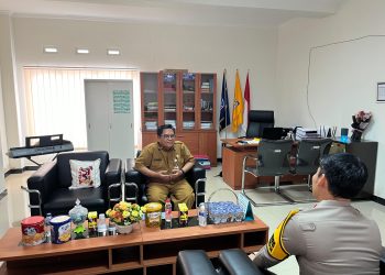 Kapolres Kukar Sambangi Bupati dan SMPN 1 Tenggarong, Bahas Isu Strategis