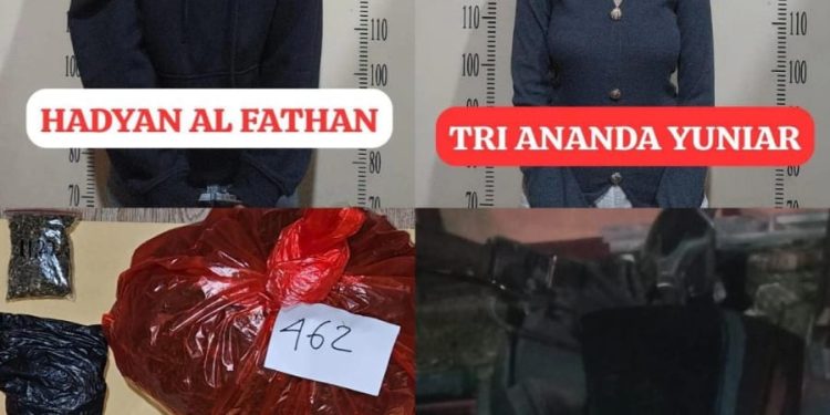 Operasi Narkotika di Samarinda, Polisi Bongkar Peredaran Ganja di Jalan Revolusi