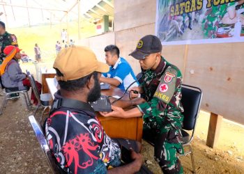 Satgas Yonif 614/RJP Hadirkan Program Kesehatan Gratis dan Sunatan Massal untuk Warga Lanny Jaya