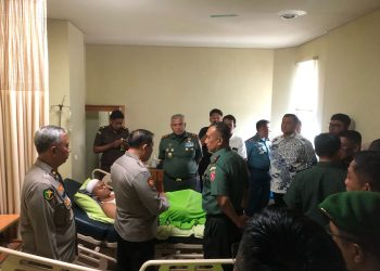 Kapolda Kaltara dan Pangdam VI/Mulawarman Beri Dukungan Moril kepada Korban Insiden