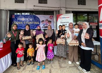 CSR Alfamidi Bantu Kurangi Stunting, Warga Samarinda Apresiasi Langkah Positif Ini