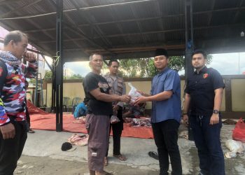 Kolaborasi Polisi dan Warga di Idul Adha: 1 Sapi dan 6 Kambing Dibagikan