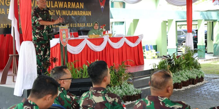 Kunjungan Pangdam VI/Mlw di Tarakan, Suntik Semangat untuk Yonif 613/Rja