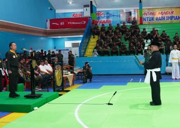 Kodam VI/Mulawarman Sukses Gelar Turnamen Pencak Silat untuk HUT ke-67