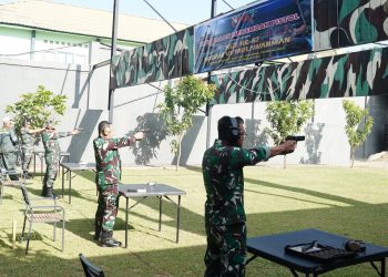 Lomba Menembak Pistol Eksekutif Meriahkan HUT ke-67 Kodam VI/Mulawarman