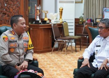 Sinergi Awal: Kapolres Kutai Timur AKBP Fauzan Arianto Bersilaturahmi ke Bupati Ardiansyah Sulaiman