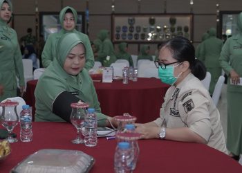 HUT ke-67 Kodam VI/Mulawarman Diwarnai Aksi Donor Darah dan Layanan Kesehatan