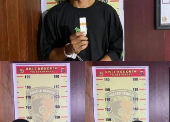 Polsek Sebulu Tangkap Pengedar Sabu, Tujuh Poket Diamankan