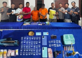 Pasangan Suami Istri Ditangkap karena Jual Beli Sabu di Sanga-Sanga Muara