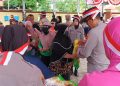 Polsek Palaran dan Bulog Samarinda Gelar GPM, 1 Ton Beras Ludes Terjual