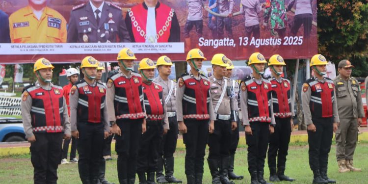 Bupati Kutim Pimpin Apel Siaga Karhutla: Sinergitas Lintas Sektoral Jadi Kunci