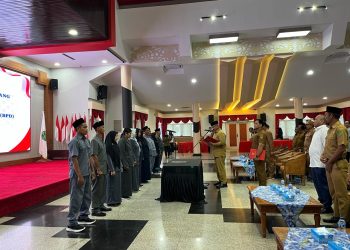 Bupati Kukar Lantik Pj Kades Long Beleh Modang dan BPD PAW dari 10 Desa