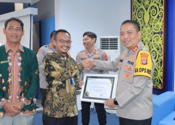 Mahakam Treasury Award Semester I 2025, Polres Kutim Raih Penghargaan  Mahakam Award IKPA Sempurna di KKPN Samarinda