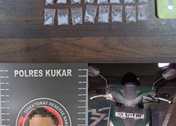 Operasi Antik Mahakam 2025, Polisi Tangkap Pengedar Sabu 25,28 Gram di Tenggarong Seberang
