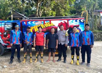 Musim Kemarau Ancam Sawah Petani, Polisi dan Damkar Bergerak Cepat di Tenggarong