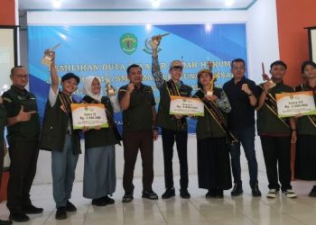 Duta Pelajar Sadar Hukum Mahakam Ulu 2025, SMA Negeri 1 Long Apari Raih Juara Pertama