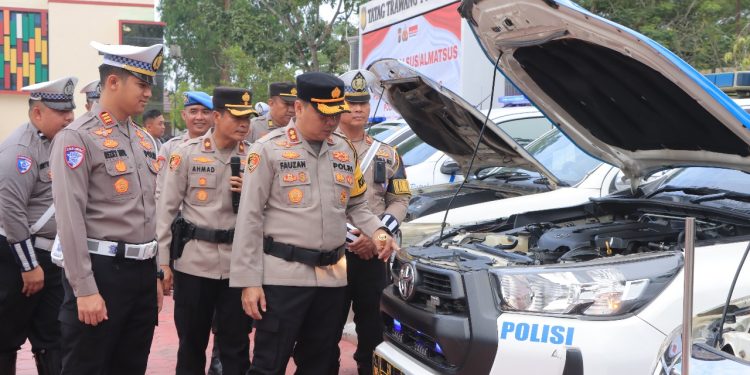 Pemeriksaan Kendaraan Dinas di Polres Kutim: Wujud Komitmen Tingkatkan Pelayanan
