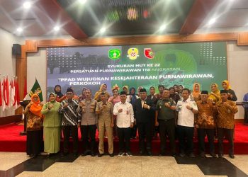 Sinergi Purnawirawan TNI AD dengan Pemerintah Kukar Terjalin di HUT ke-22 PPAD