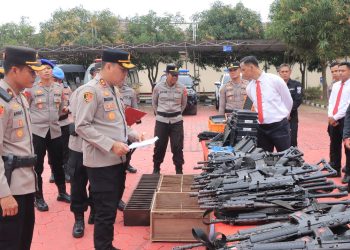 Pemeriksaan Senpi Jadi Langkah Polres Kutim Wujudkan Kepolisian Profesional