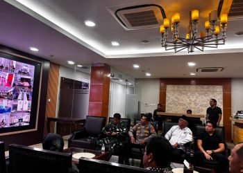 Forkopimda Kukar Ikuti Vicon Mendagri, Bahas Kesiapan Hadapi Unjuk Rasa 1 September