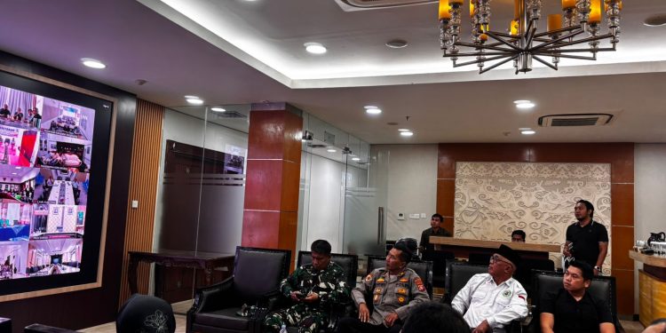 Forkopimda Kukar Ikuti Vicon Mendagri, Bahas Kesiapan Hadapi Unjuk Rasa 1 September