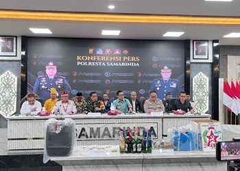 Polisi Amankan 22 Mahasiswa Unmul, Sita 27 Bom Molotov di Samarinda