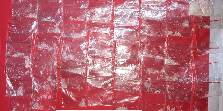 Polsek Loa Janan Tangkap Residivis Narkoba, 48 Poket Sabu Diamankan