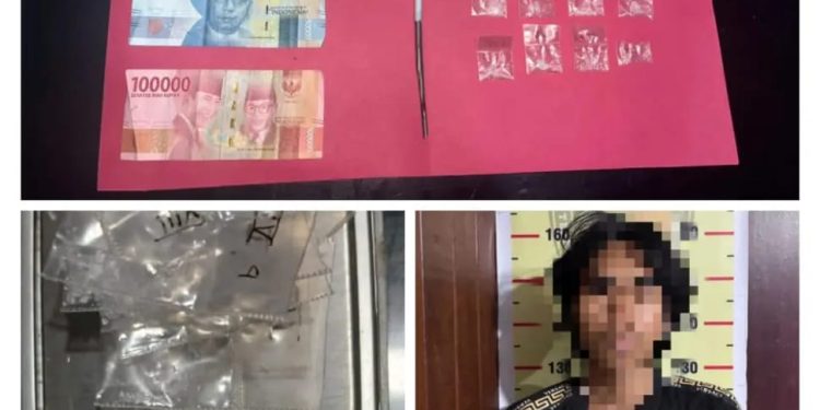 Polsek Sebulu Amankan Pemuda Desa Sumber Sari Simpan Delapan Poket Sabu