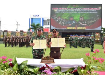 Kejati Kaltim dan Kodam VI/Mulawarman Sepakati Kerja Sama Pengamanan