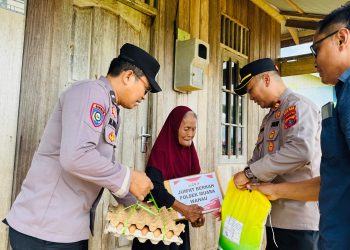 Polsek Muara Wahau Jalin Kedekatan dengan Warga Lewat Jumat Berkah
