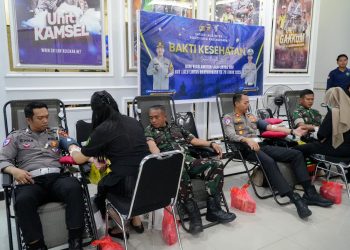 Satlantas Polres Kukar Gelar Donor Darah dan Pemeriksaan Kesehatan di HUT Lalu Lintas Bhayangkara ke-70